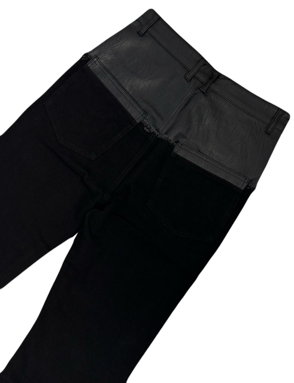 Split Leather Denim