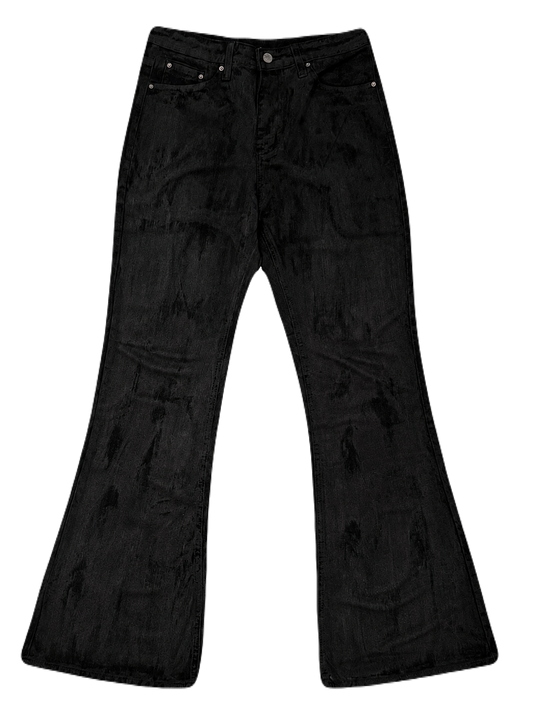 Obsidian Coated Denim