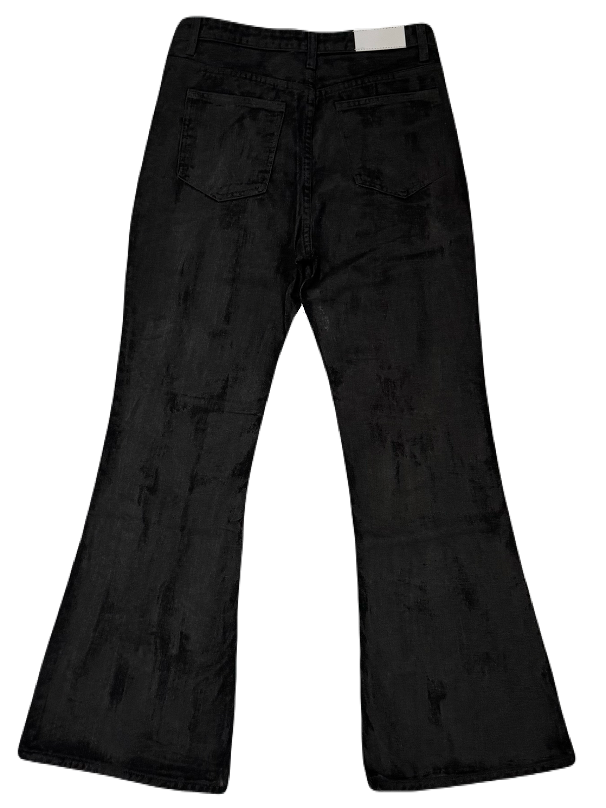 Obsidian Coated Denim