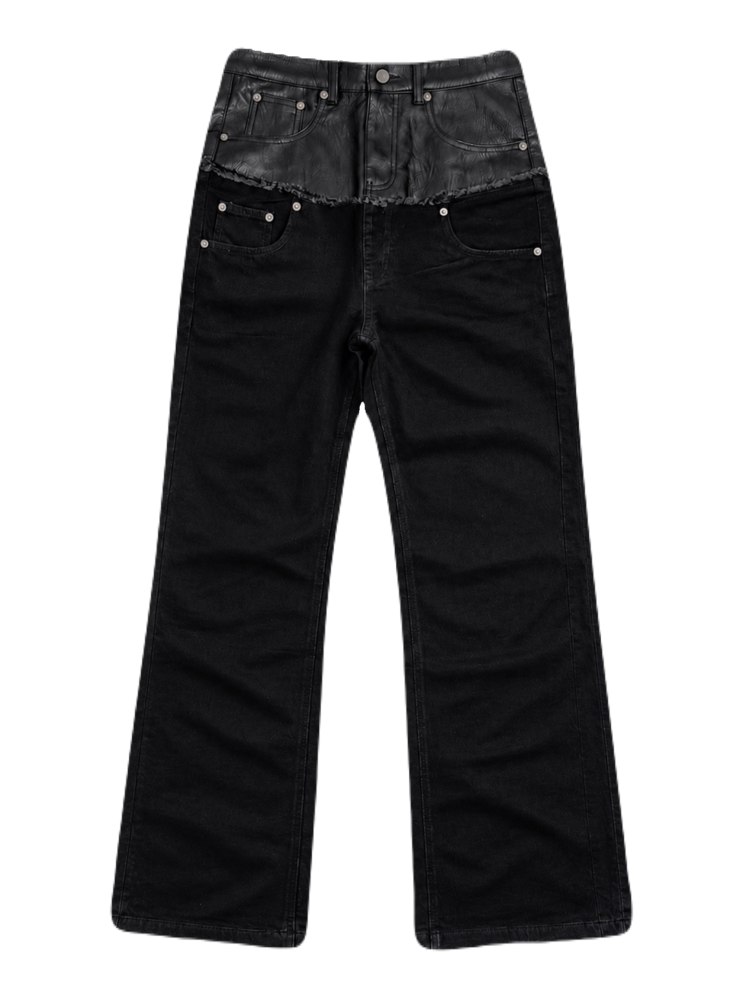 Split Leather Denim