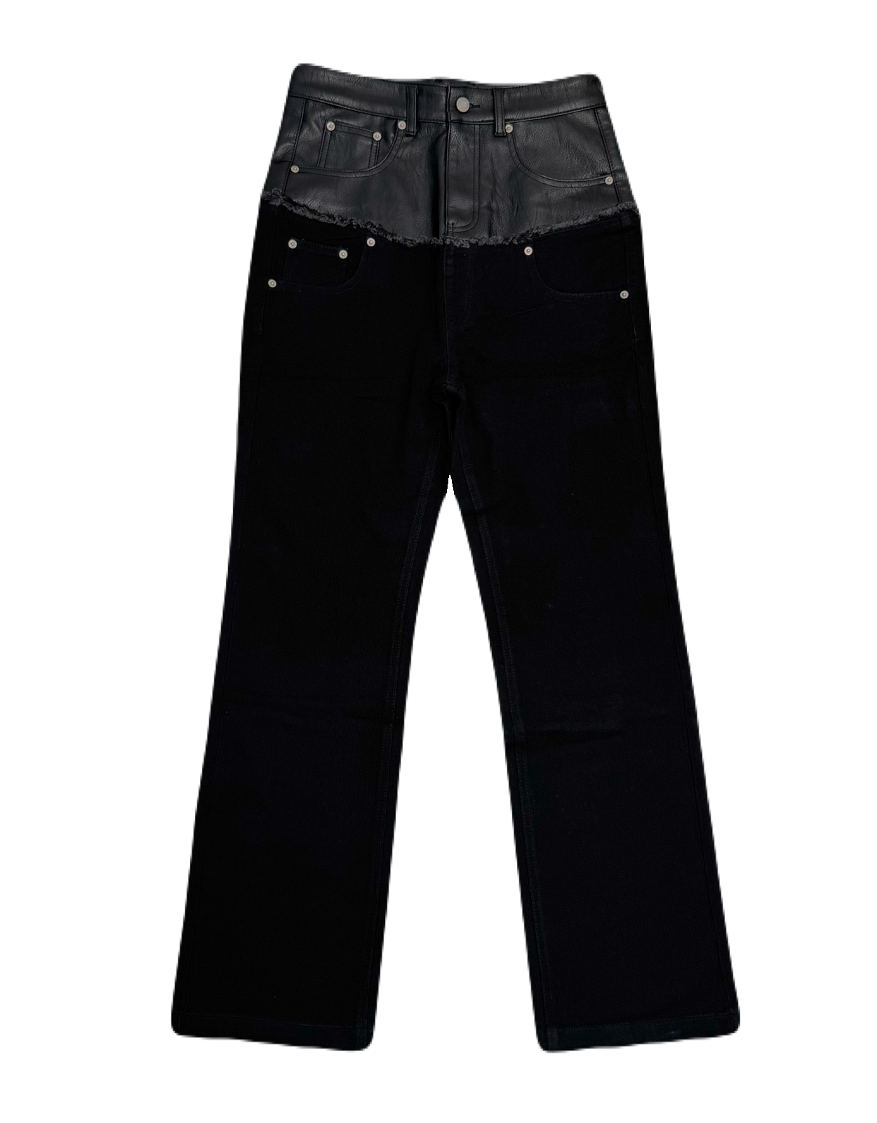 Split Leather Denim